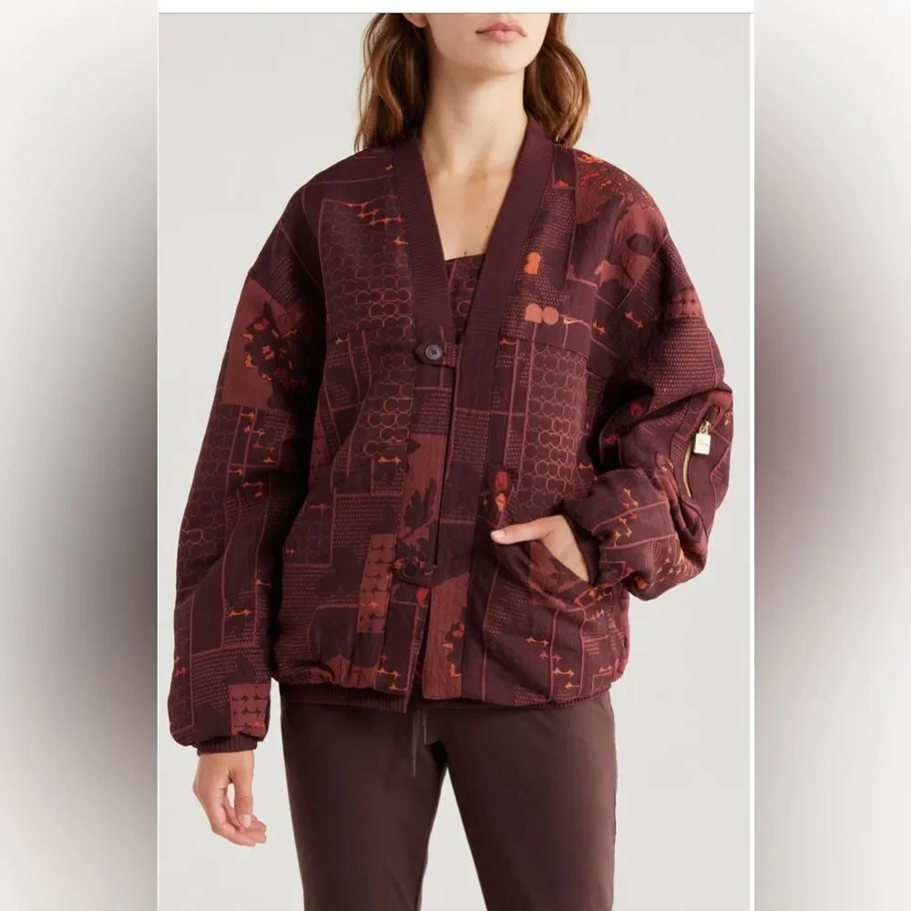 Women’s Nike Naomi Osaka Oversize Jacquard collection Jacket size Small, NWT